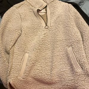 White pullover jacket